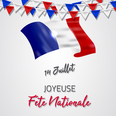 14 Juillet - Fête Nationale. 14 juillet en France - fête nationale