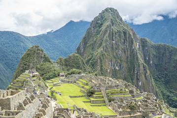 The road to Machu Picchu and beautiful landscapes