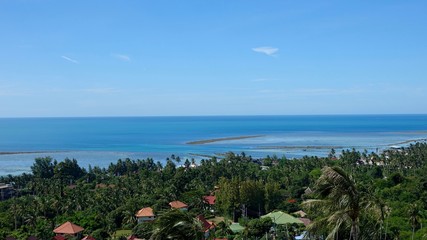 Blick über die Süd-Ost Küste von Ko Samui 