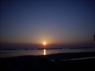 tramonto mare
