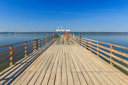 Bootsanleger in Herrsching am Ammersee