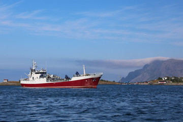 Ms BRUDANES (IMO: 7013862) is a Fish Carrier that was built in 1970 (52 years ago) and is sailing under the flag of Chile. - Bronnoysund harbor - Northern Norway