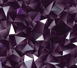 Vector low poly template. Creative abstract illustration with gradient. Triangular pattern for your design works.