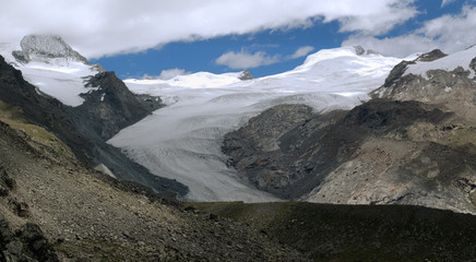 Obraz premium Valais, terrain around Blauherd ZBAG station