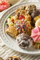 Homemade Sweet Assorted Italian Cookies