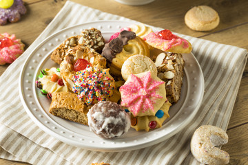 Homemade Sweet Assorted Italian Cookies