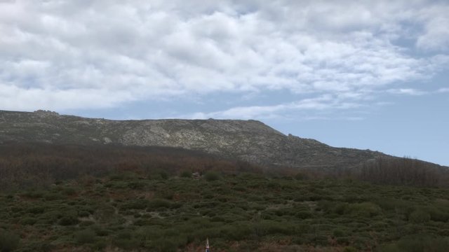 timelapses mountains valle del jerte clouds