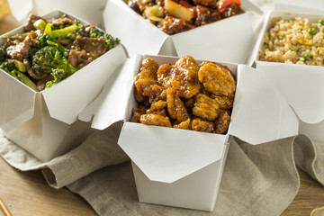 Spicy Chinese Take Out Food