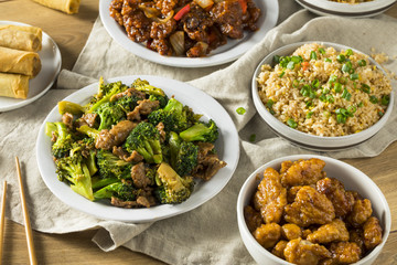 Spicy Chinese Take Out Food