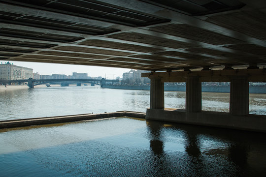 View Under The Bridge Of City