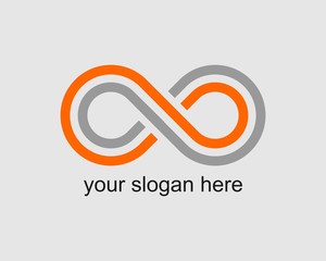 infinity logo vector