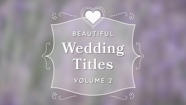 Modern Wedding Titles 3