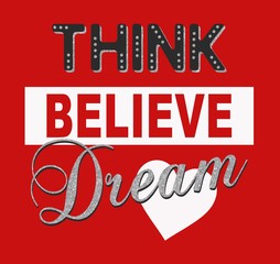 slogan graphic with heart