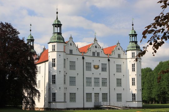 Wasserschloss Ahrensburg, Renaissance, Schleswig Holstein, Norddeutschland