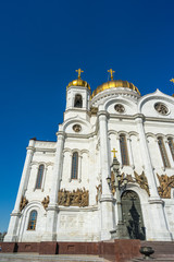 Fototapeta na wymiar the St.Saviors cathedral in Moscow