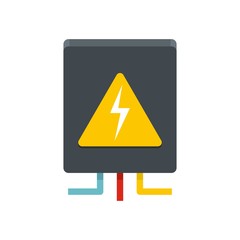 Voltage equipment icon. Flat illustration of voltage equipment vector icon for web