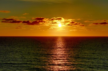 Fototapeta premium Meer Sonnenuntergang