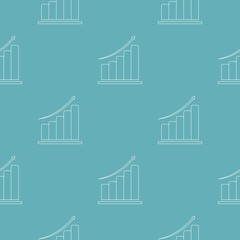 Diagram pattern vector seamless repeating for any web design