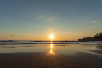 Sunset at Ventanas beach