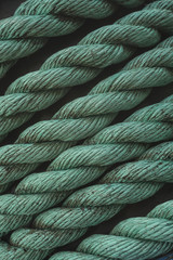 Fototapeta premium robust rope for mooring ships