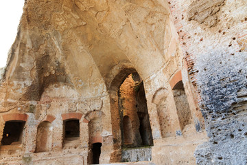 Italy, Central Italy, Lazio, Tivoli. Hadrian's Villa. UNESCO world heritage site.
