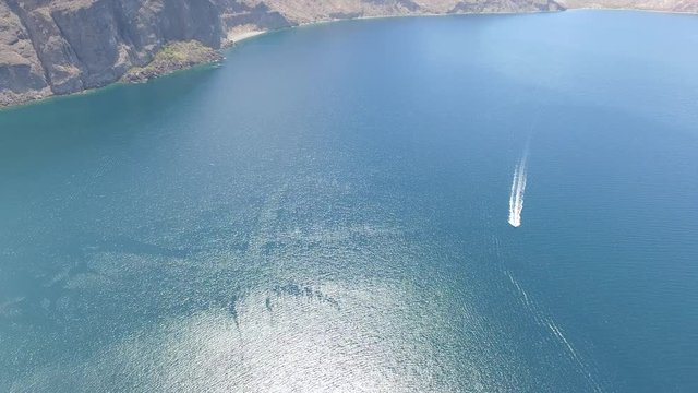 Aerial shots from La Paz bay, Baja California Sur, Mexico.