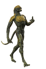 Fototapeta premium reptilian king from space