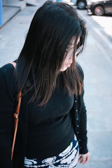 Beauty Girl In Black Sweater