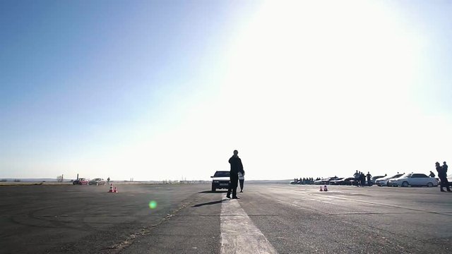 car wheel drifting and smoking on track dark edition