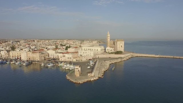 Aerial, Trani coastline