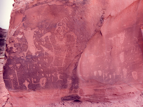 Muted Desert Birthing Scene