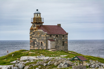 Fototapeta na wymiar Rose Blanche Lighthouse