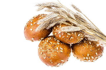 Whole-grain gluten-free bread with flax, sunflower seeds