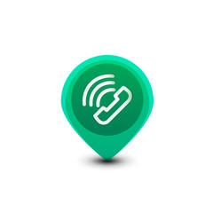 Vector phone support web button