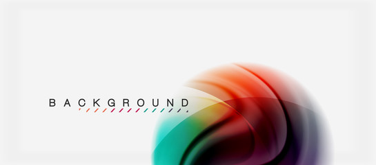 Swirl fluid flowing colors motion effect, holographic abstract background