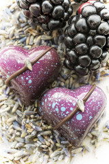 Individual handcrafted organic chocolates and pralines 