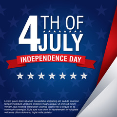 4th July, American Independence Day celebration background