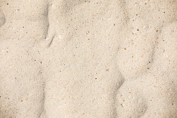 Sand waving texture. Sandy beach for background . Top view