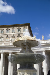 fountain in vatican rome