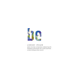 Initial BE Colorful Logo Design. Can be adapt to Corporate identity, logo, icon, symbol and brand identity.