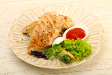 Roasted chicken breast