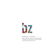 Initial BZ Colorful Logo Design. Can be adapt to Corporate identity, logo, icon, symbol and brand identity.