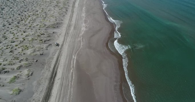 Aerial shots from La Paz bay, Baja California Sur, Mexico.