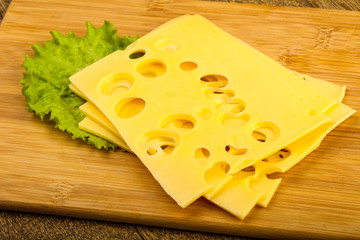 Sliced cheese