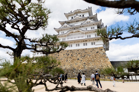 Himeji Castle, a national treasure and a UNESCO world heritage site