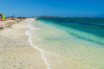 EZZI MANNU, SARDEGNA, Emerald sea and white sand beaches at Ezzi Mannu, Pazzona beach, Sardinia, Italy