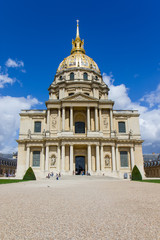 Obraz premium Chapel of Saint Louis with dome, Paris, France