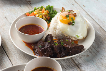 beef rendang rice
