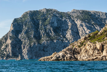 Fototapeta na wymiar TAVOLARA, SARDEGNA, Tavolara Island, San Teodoro, Sardinia, Italy