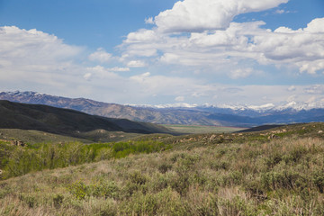 Summer Landscape in Southern Idaho Mountains